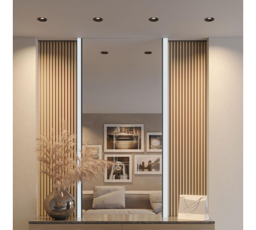 Встраиваемый светильник с переключателем цветовой температуры и угла рассеивания Novotech Wir Nova 359849