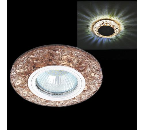 Встраиваемый светильник Reluce 51607-9.0-001MN MR16+LED3W TEA Встраиваемый светильник Reluce 51607-9.0-001MN MR16+LED3W TEA