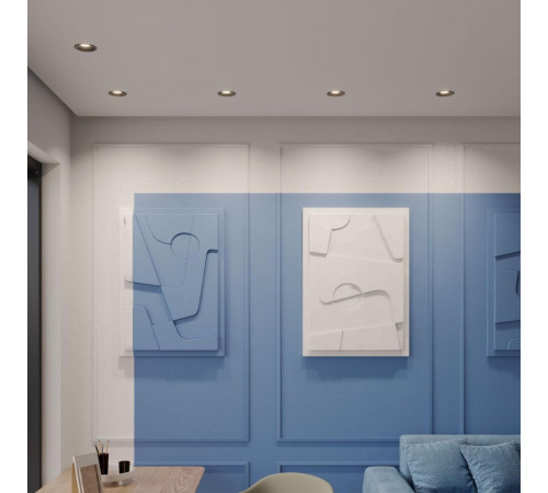 Встраиваемый светильник с переключателем цв. температуры Novotech Wir Eclat 359885