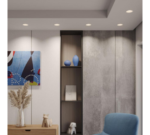 Встраиваемый светильник с переключателем цветовой температуры Novotech Wir Clarte 359875