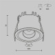 Встраиваемый светильник Maytoni Technical Dip T DL128-10W4K-B