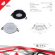 Встраиваемый светильник Reluce 16060-9.0-001LD MR16 BK