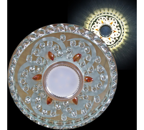 Встраиваемый светильник Reluce 62097-9.0-001PL MR16+LED5W CL+TEA
