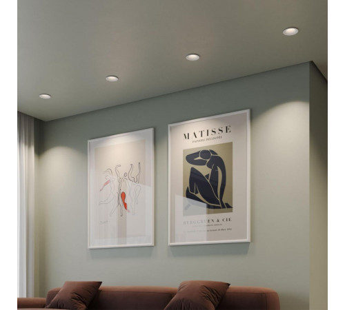 Встраиваемый светильник с переключателем цв. температуры Novotech Wir Eclat 359886