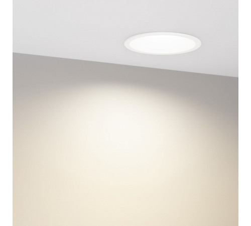 Встраиваемый светильник Arlight MS-BREEZE-BUILT-R104-12W Day4000 (WH, 90 deg, 230V) (IP20 Металл) 035611(1)