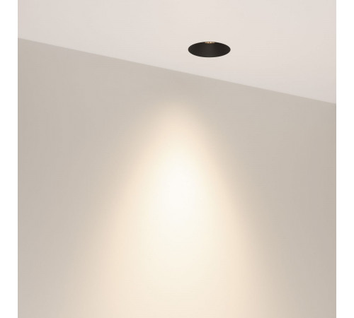 Светильник безрамочный Arlight DL-INTRAL-R63-8W Day4000 (Черный RAL9005, 50 deg, 230V) (IP20 Металл) 064931