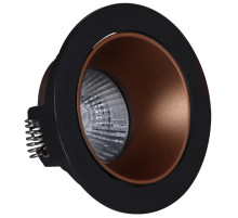 Встраиваемый светильник Reluce 16085-9.0-001PT MR16 BK+ROSE GD