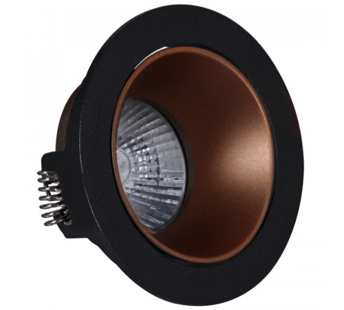 Встраиваемый светильник Reluce 16085-9.0-001PT MR16 BK+ROSE GD
