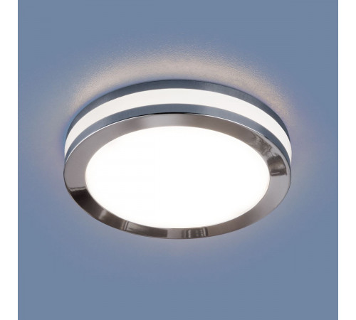 Встраиваемый светодиодный светильник Elektrostandard DSKR80 5W 4200K CH хром 4690389041310