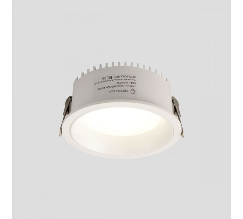 Встраиваемый светильник Crystal Lux CLT 529C105 WH 4000K