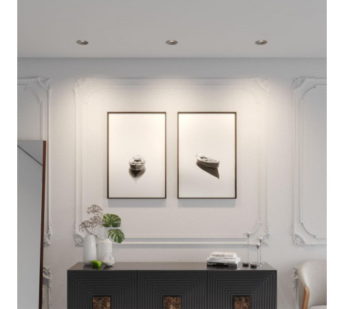 Встраиваемый светильник с переключателем цветовой температуры и угла рассеивания Novotech Wir Nova 359852