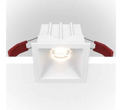 Встраиваемый светильник Maytoni Technical Alfa LED DL043-01-10W4K-D-SQ-W