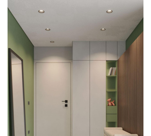 Встраиваемый светильник с переключателем цветовой температуры и угла рассеивания Novotech Wir Solis 359860