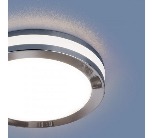 Встраиваемый светодиодный светильник Elektrostandard DSKR80 5W 4200K CH хром 4690389041310