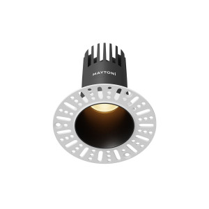 Встраиваемый светильник Maytoni Dip DL120-10W-2.7K-TRS-B