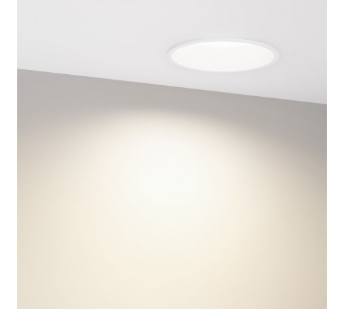 Встраиваемый светильник Arlight MS-BREEZE-BUILT-R125-16W Day4000 (WH, 90 deg, 230V) (IP20 Металл) 035613(1)