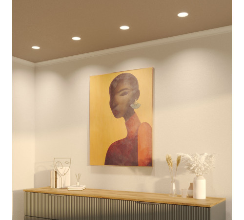 Встраиваемый светильник с переключателем цв. температуры и угла рассеивания Novotech Wir Solis 359857