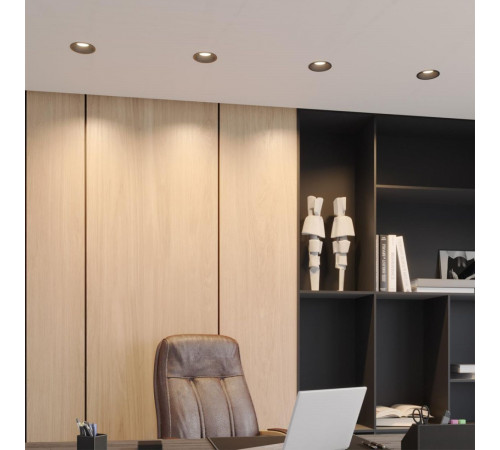 Встраиваемый светильник с переключателем цв. температуры Novotech Wir Brillo 359866