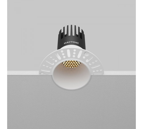 Встраиваемый светильник Maytoni Dip DL120-10W-2.7K-TRS-W