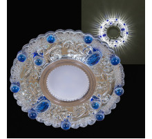Встраиваемый светильник Reluce 14339-9.0-001LD MR16+LED3W WT+BL