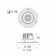 Встраиваемый светильник Italline IT02-028 white 3000K