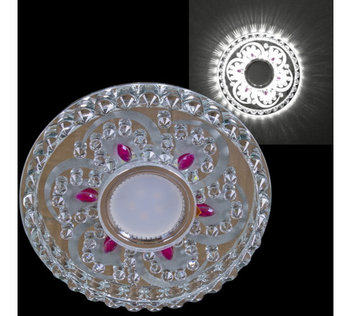 Встраиваемый светильник Reluce 62097-9.0-001PL MR16+LED5W CL+PP