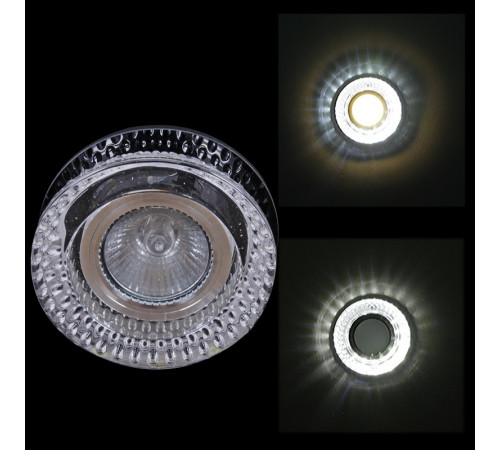 Встраиваемый светильник Reluce 71090-9.0-001D MR16 +LED3W BK