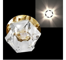 Встраиваемый светильник Reluce Sneha 7018/H G9 GD+WT