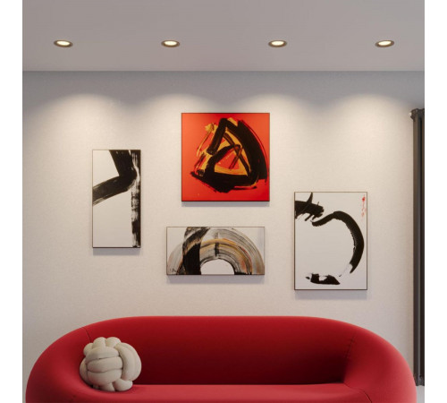 Встраиваемый светильник с переключателем цветовой температуры и угла рассеивания Novotech Wir Fluo 359843