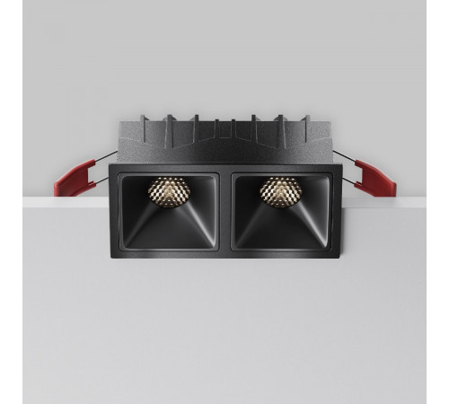 Встраиваемый светильник Maytoni Alfa LED DL043-02-10W4K-SQ-B-1 Встраиваемый светильник Maytoni Alfa LED DL043-02-10W4K-SQ-B-1