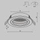 Встраиваемый светильник Maytoni Technical Atom DL025-2-01W-1(N)