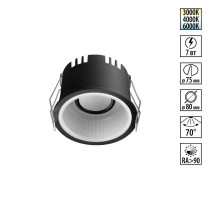 Встраиваемый светильник с переключателем цветовой температуры Novotech Wir Clarte 359874