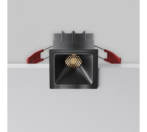 Встраиваемый светильник Maytoni Alfa LED DL043-01-10W3K-SQ-B-1 Встраиваемый светильник Maytoni Alfa LED DL043-01-10W3K-SQ-B-1