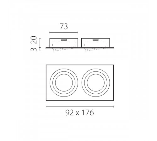 Встраиваемый светильник MR16 Lightstar Singo Base 011626 Встраиваемый светильник MR16 Lightstar Singo Base 011626