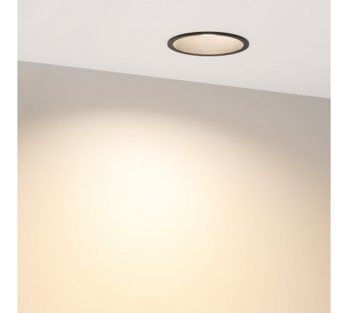 Встраиваемый светильник Arlight MS-BREEZE-BUILT-R82-9W Warm3000 (BK, 80 deg, 230V) (IP20 Металл) 036619(1)