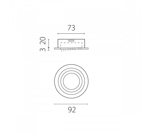Встраиваемый светильник MR16 Lightstar Singo Base 011610 Встраиваемый светильник MR16 Lightstar Singo Base 011610