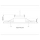 Встраиваемый светильник Ambrella Light GX Standard Tech Techno Spot TN52340