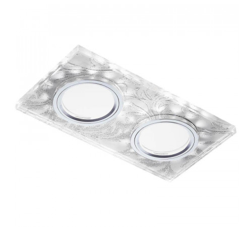 Встраиваемый светодиодный светильник Ambrella Light Led S234/2 W/CH/WH