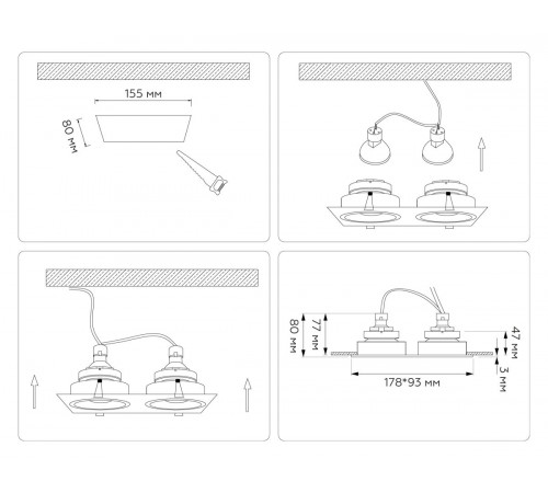 Встраиваемый светильник Ambrella Light Techno spot Technic base TN102830 Встраиваемый светильник Ambrella Light Techno spot Technic base TN102830