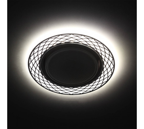 Встраиваемый светильник ЭРА DK LD37 WH/BK Б0037386