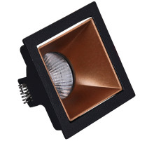 Встраиваемый светильник Reluce 16086-9.0-001PT MR16 BK+ROSE GD
