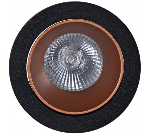 Встраиваемый светильник Reluce 16085-9.0-001PT MR16 BK+ROSE GD