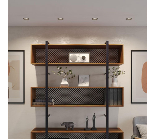 Встраиваемый светильник с переключателем цветовой температуры и угла рассеивания Novotech Wir Solis 359858