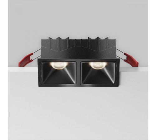 Встраиваемый светильник Maytoni Alfa LED DL043-02-10W4K-SQ-B-1 Встраиваемый светильник Maytoni Alfa LED DL043-02-10W4K-SQ-B-1