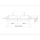 Встраиваемый светильник Ambrella Light GX53 Acrylic Tech Techno Spot TN52424