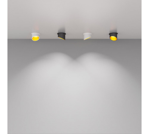 Встраиваемый светильник Elektrostandard 7005 MR16 BK/GD черный/золото 4690389123689