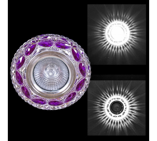Встраиваемый светильник Reluce 00757-9.0-001CN MR16+LED3W CL+PP Встраиваемый светильник Reluce 00757-9.0-001CN MR16+LED3W CL+PP