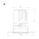 Встраиваемый светильник Arlight MS-ARADO-TRIMLESS-R75-12W Day4000 (Белый, 55 deg, 230V) (IP20 Металл) 066490