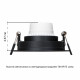 Встраиваемый светильник Arte Lamp Kant A9610PL-1BK