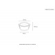 Встраиваемый светильник Crystal Lux CLT 529C105 WH 4000K